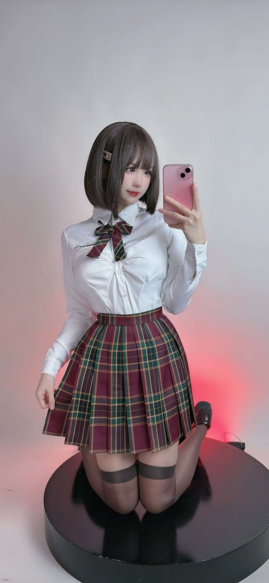 NO.070miko酱ww红色JK精品写真【13P】-可宝主